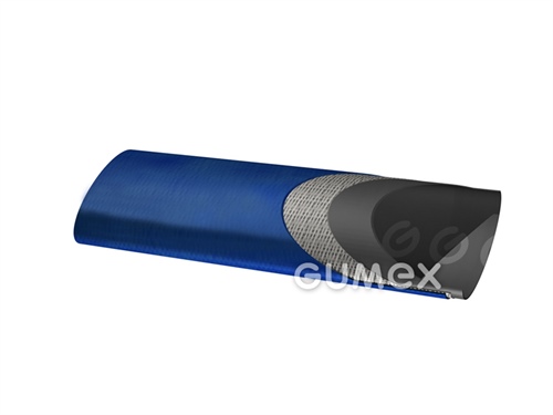 Plochá hadice P-FLEX, 52/55,2mm, 7bar, PVC, -10°C/+60°C, modrá